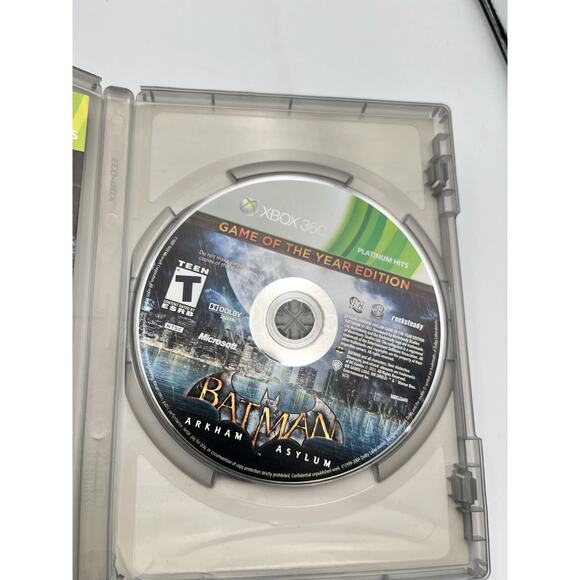 Batman: Arkham Asylum -- Game of the Year Edition (Microsoft Xbox 360, 2010) CIB - Picture 6 of 6